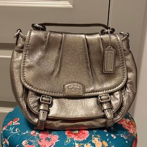 Coach Madison Annabelle Silver Crossbody Bag